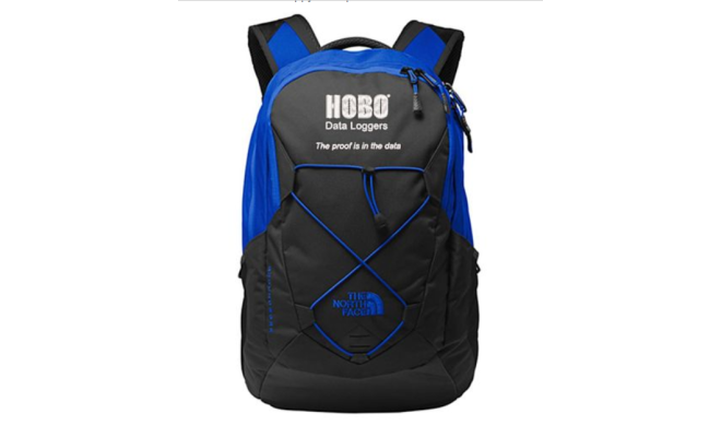 HOBO logo on North Face backpack product