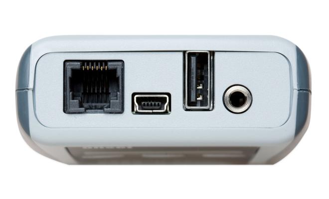 device called a shuttle allows users to download data from data loggers via a USB