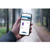 Mobile phone with LICOR Cloud monitoring app on screen
